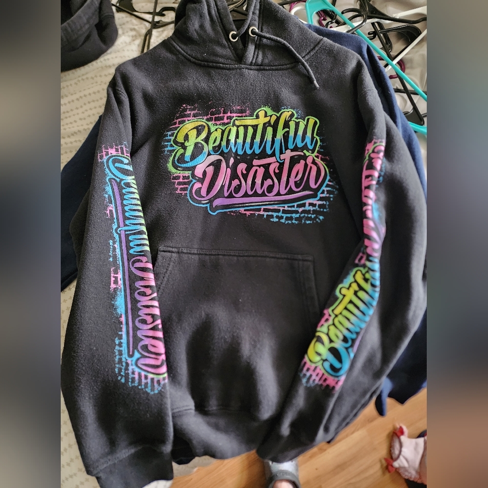 Gently Used Beautiful Disaster hoodie